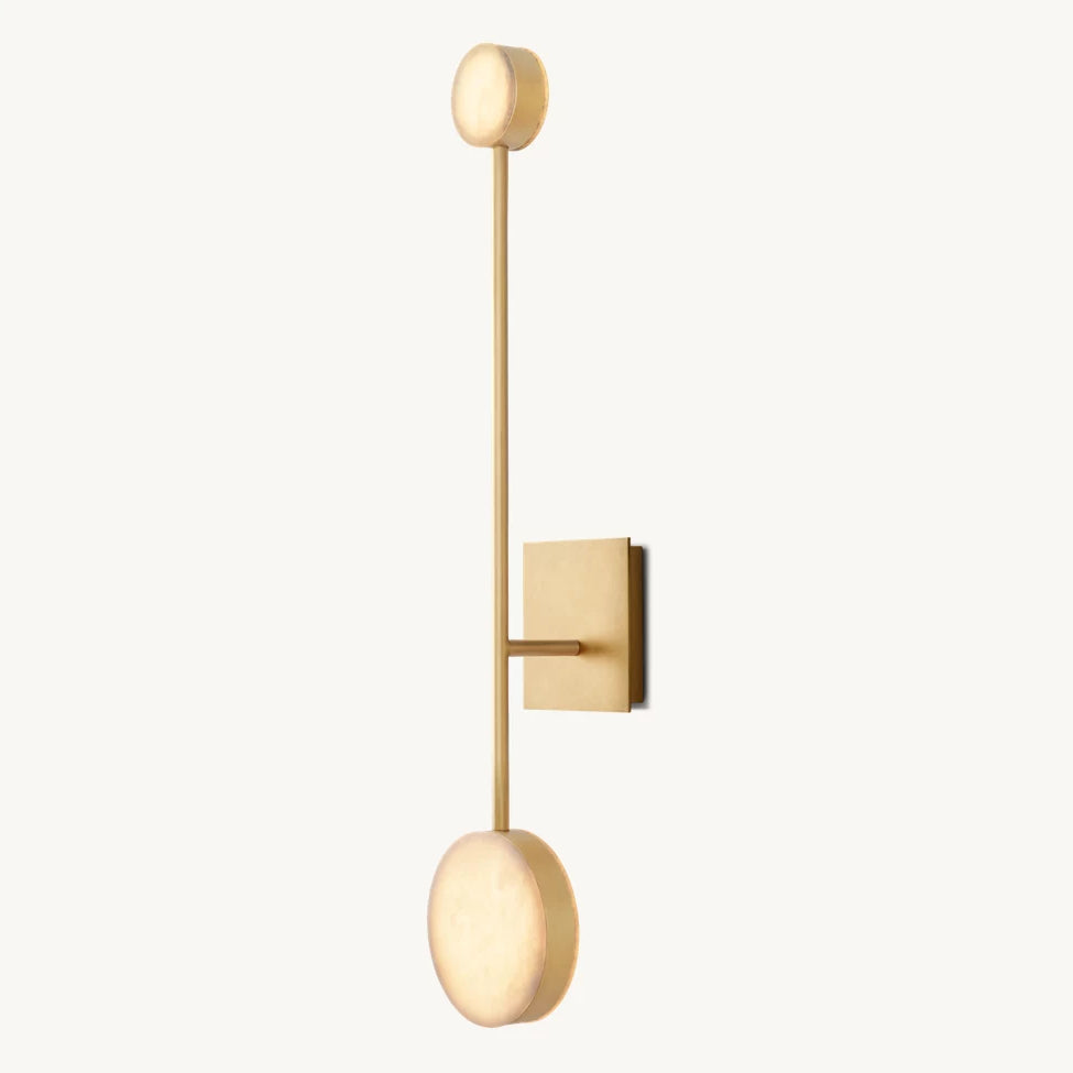 Alexander Floating Alabaster Wall Sonce 28"