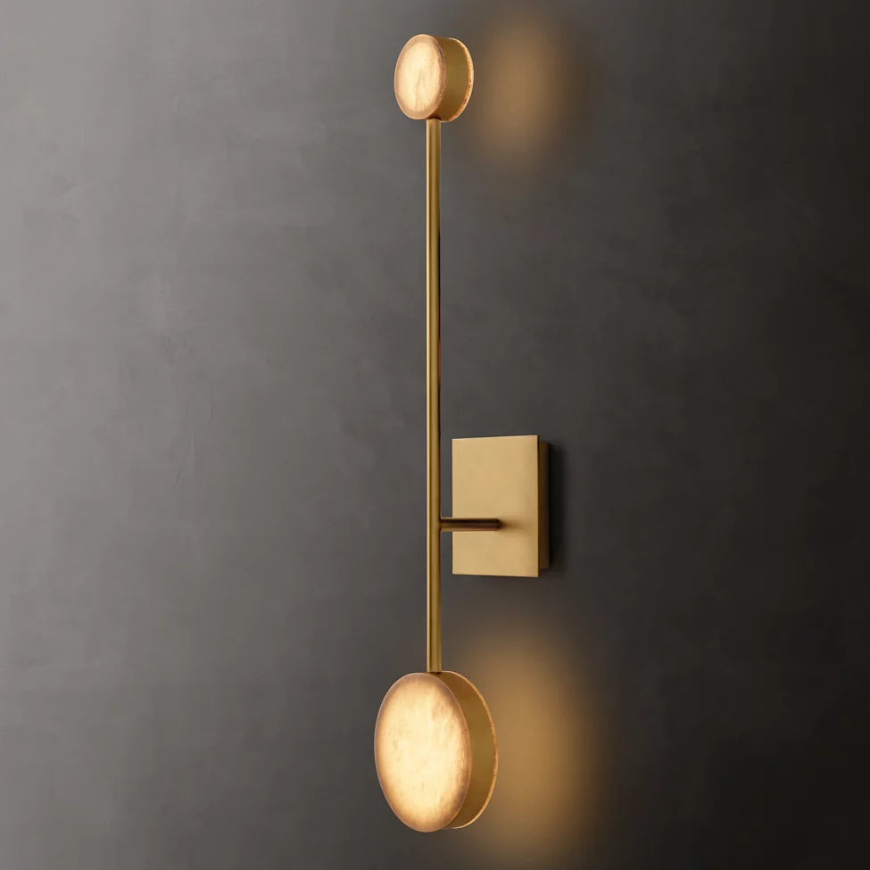 Alexander Floating Alabaster Wall Sonce 28"