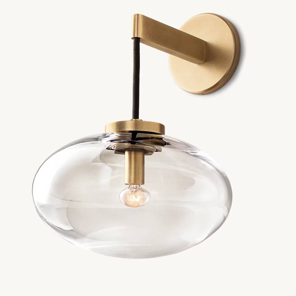 Cabrette Float Glass Wall Sconce