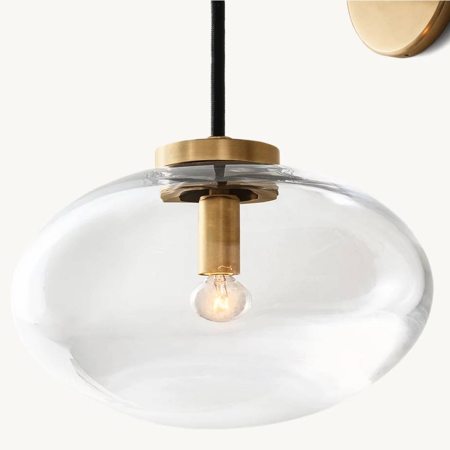 Cabrette Float Glass Wall Sconce