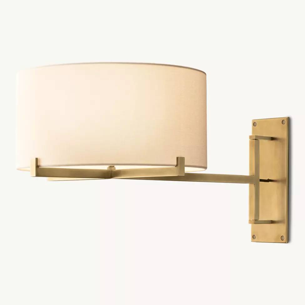 Pauillac Fabric Shade Task Wall Sconce