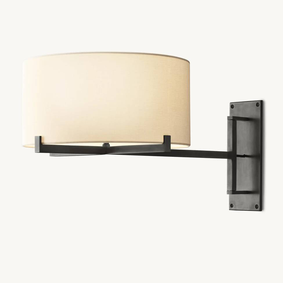 Pauillac Fabric Shade Task Wall Sconce