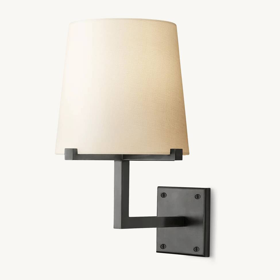 Pauillac Fabric Shade Grand Wall Sconce