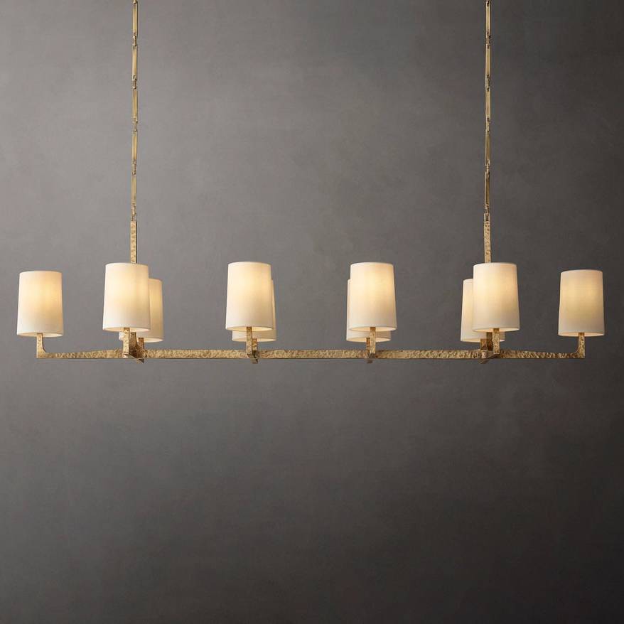 Wright Simplicity Forged Linear Chandelier 72"