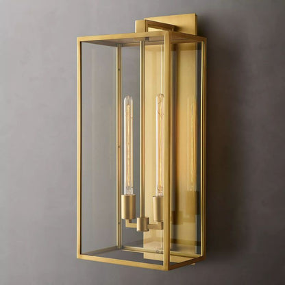 Beckman Framed Glass Wall Sconce