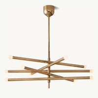 Rousselin 10-Light Mobile Orb Chandelier 38"