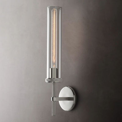 Lambert Cylindrical Glass Wall Sconce