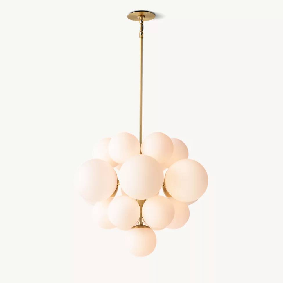 Aurella Globe Float Cluster Chandelier 27"