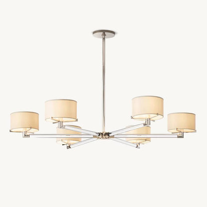 Truman Parallel Contour Round Chandelier 48"
