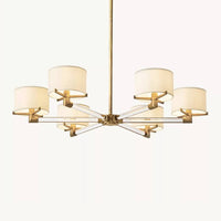 Truman Parallel Contour Round Chandelier 36"
