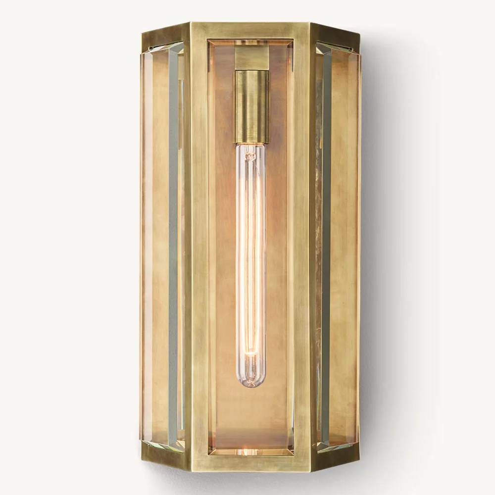 Chevalier Bevel Crystal Wall Sconce