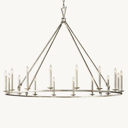 Carrick English Openwork Round Chandelier 60"