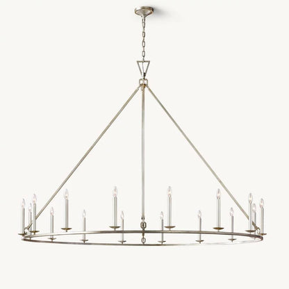 Carrick English Openwork Round Chandelier 72"