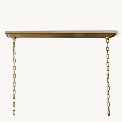 Carrick English Openwork Rectangular Chandelier 72"