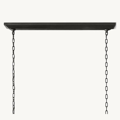 Carrick English Openwork Rectangular Chandelier 72"