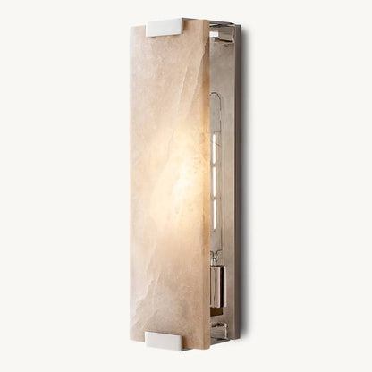 Brielle Alabaster Carved Wall Sconce