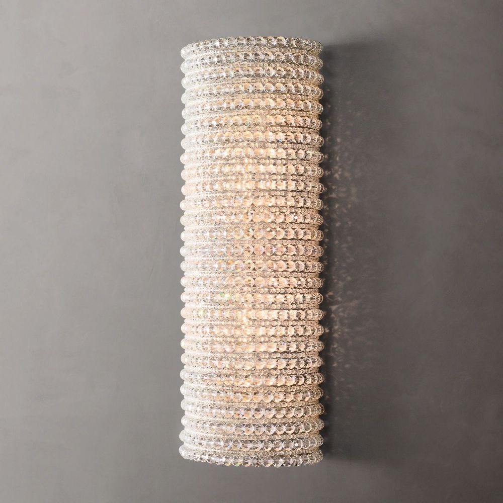 Halo Stranded Crystal Wall Sconce