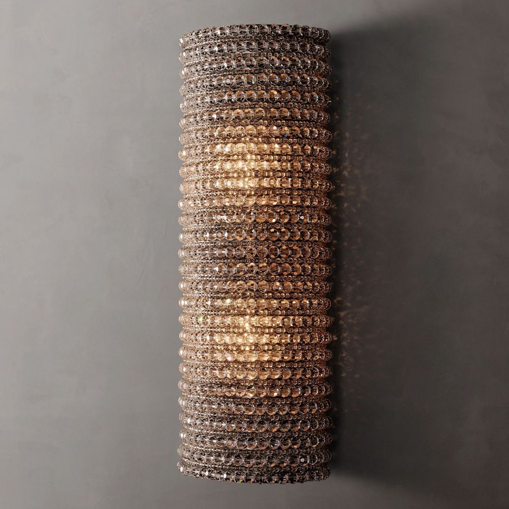 Halo Stranded Crystal Wall Sconce