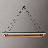 Peralta Shadow Glow Rectangular Chandelier