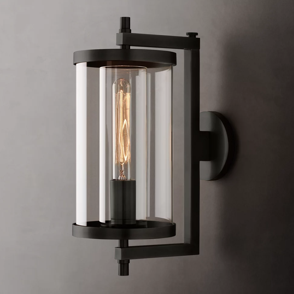 Devaux Faceted Wrapped Round Wall Sconce