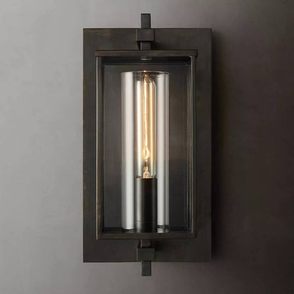 Devaux Faceted Wrapped Square Wall Sconce