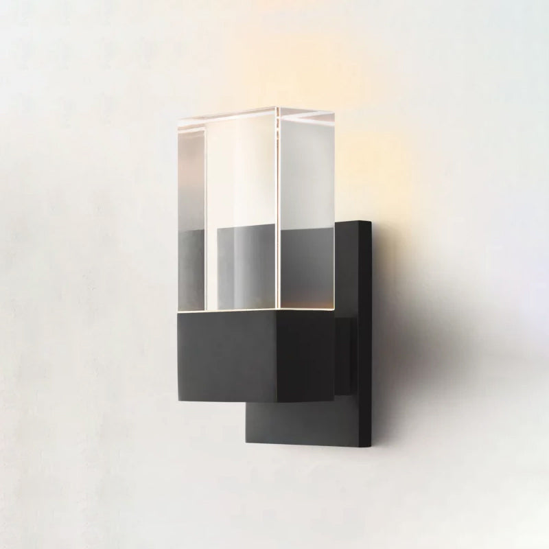Serra Plane Crystal Wall Sconce