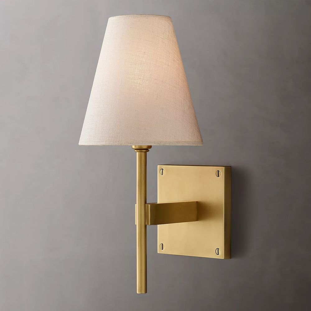 Fulham Tapered Linen Wall Sconce