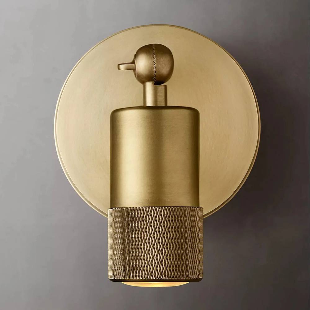 Utilitaire Knurled Task Wall Sconce