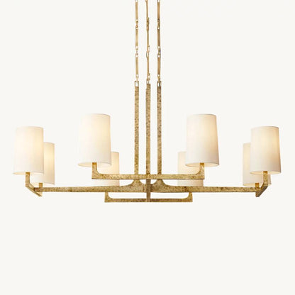 Wright Simplicity Forged Square Chandelier 48"