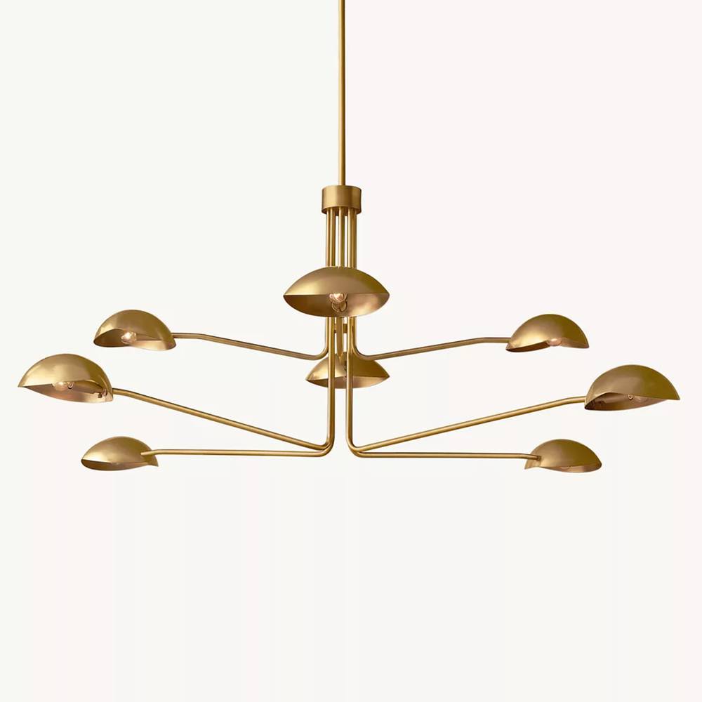 Convessi Sculpted Flow Round Chandelier 72"