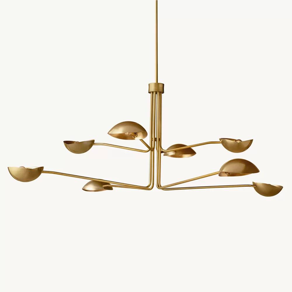 Convessi Sculpted Flow Round Chandelier 72"