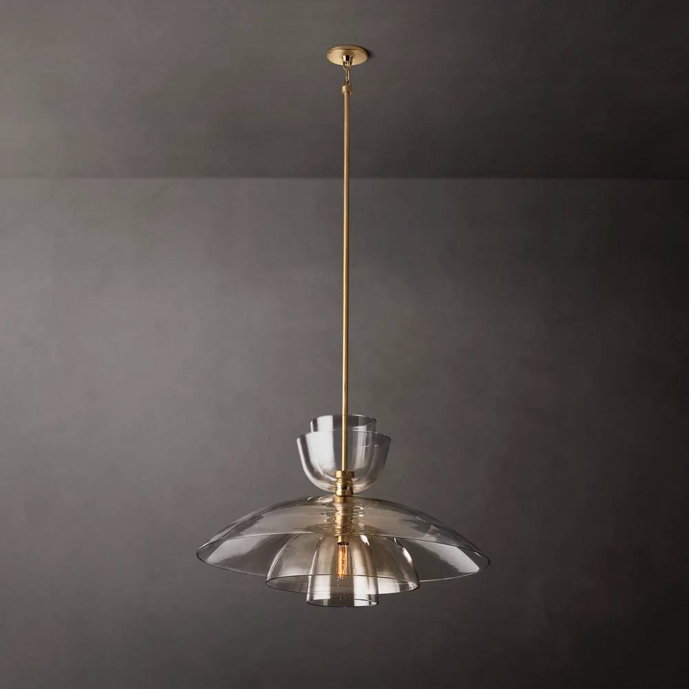 Blom Layered Glass Grand Cloche Pendant Light