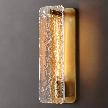 Calamette Striated Glass Wall Sconce