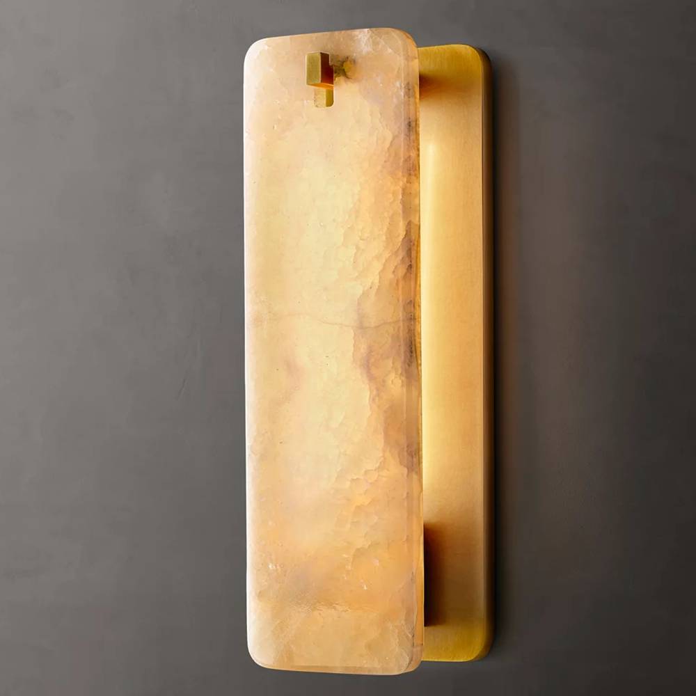 Calamette Striated Onyx Wall Sconce