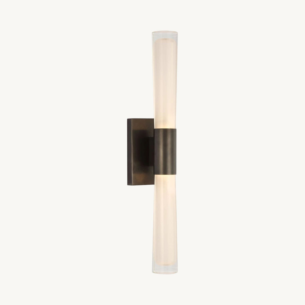 Brilora Etched Wave Wall Sconce