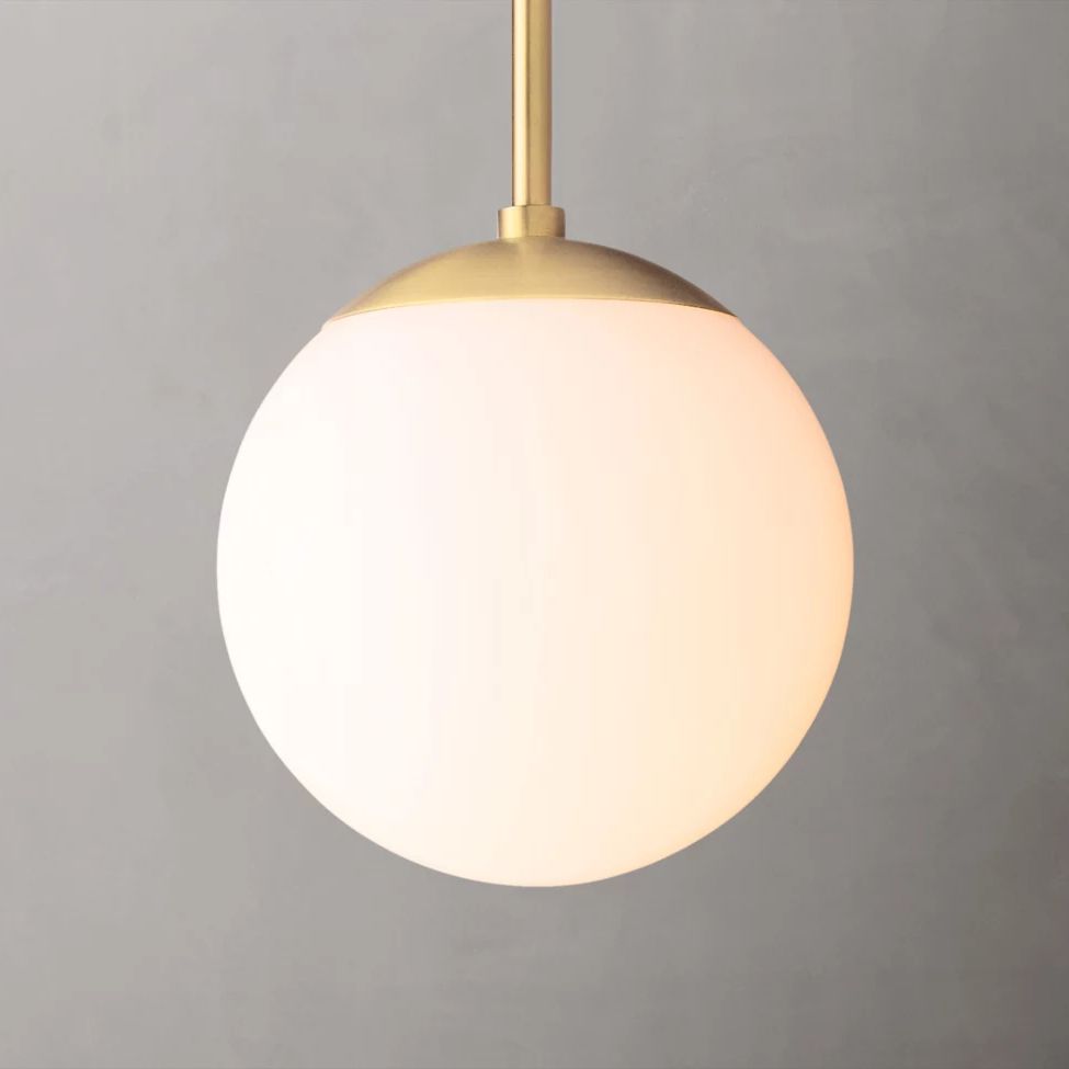 Opaline Pure Globe Pendant Light