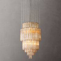 Venino Cylinder Tiered Round Chandelier 30"