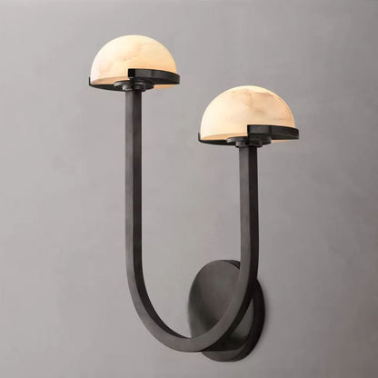 Perael Curve Dome Double Wall Sconce