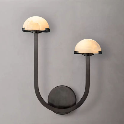 Perael Curve Dome Double Wall Sconce