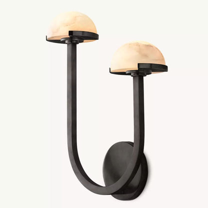 Perael Curve Dome Double Wall Sconce
