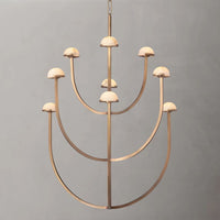 Perael Curve Dome Round Chandelier 40"