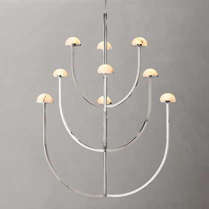 Perael Curve Dome Round Chandelier 40"