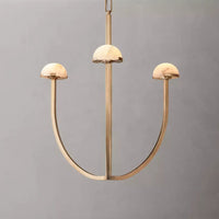 Perael Curve Dome Round Chandelier 24"