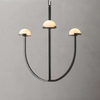 Perael Curve Dome Round Chandelier 24"