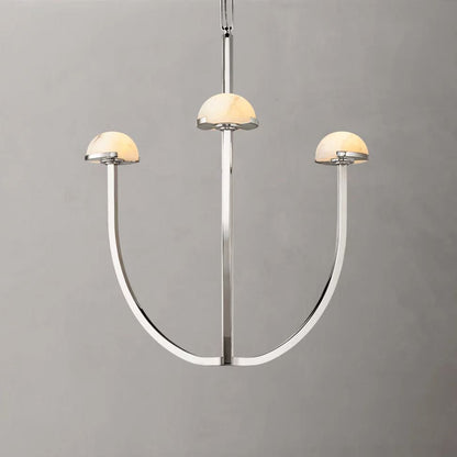 Perael Curve Dome Round Chandelier 24"