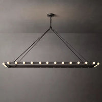 Vitoria Ember Trace Linear Chandelier 72"