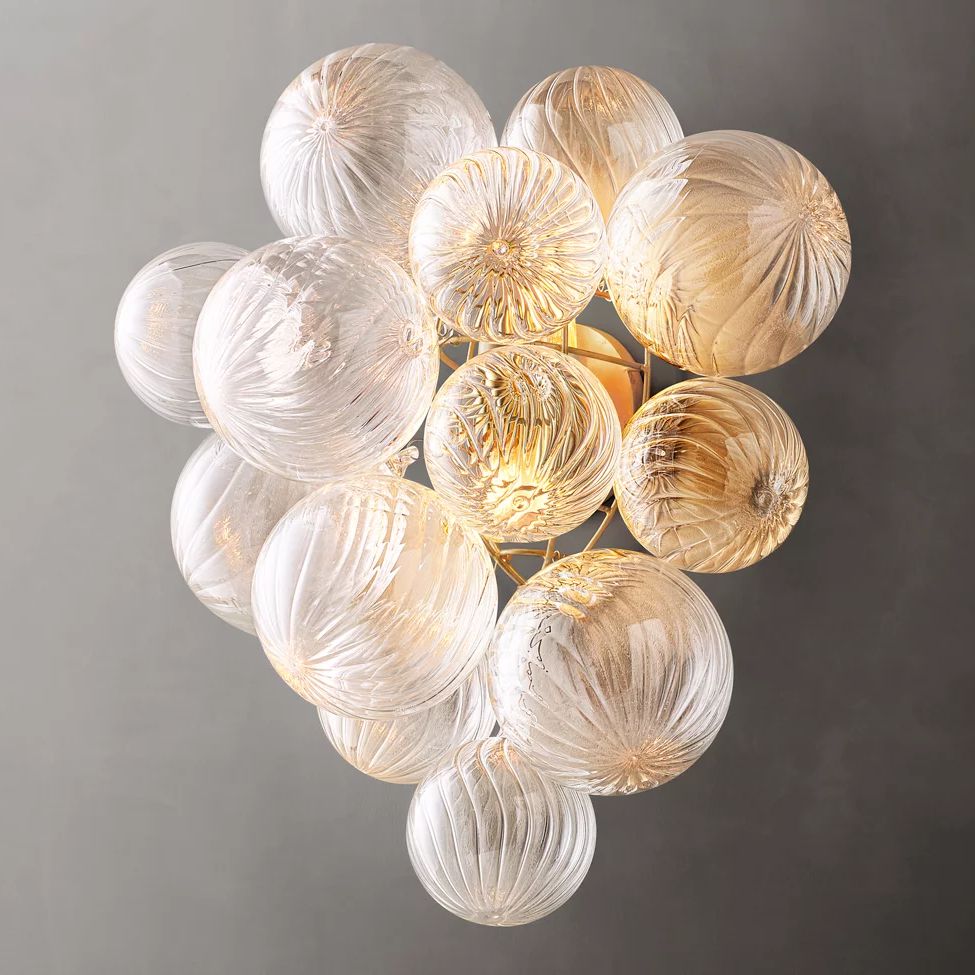 Dorian Swirled Glass Wall Sconce