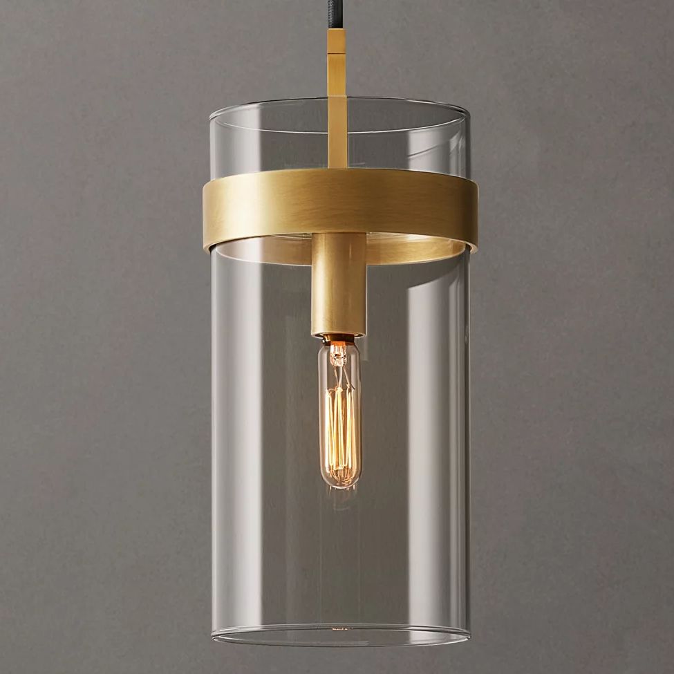 Ravelle Clear Glass Pendant Light
