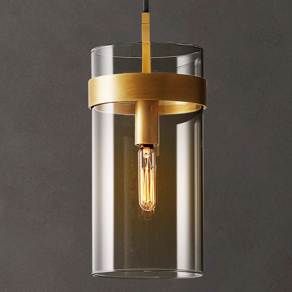 Ravelle Clear Glass Pendant Light