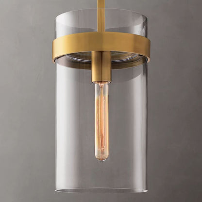 Ravelle Clear Glass Pendant Light